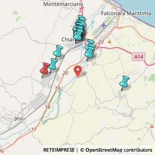 Mappa Via Ferruccio Parri, 60020 Agugliano AN, Italia (4.069)