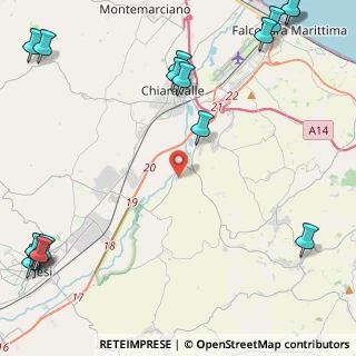 Mappa Via Ferruccio Parri, 60020 Agugliano AN, Italia (7.33375)