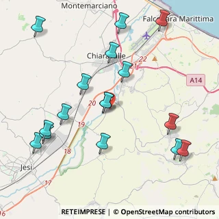 Mappa Via Ferruccio Parri, 60020 Agugliano AN, Italia (4.8775)