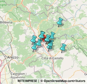 Mappa Via John Fitzgerald Kennedy, 52037 Sansepolcro AR, Italia (7.25333)