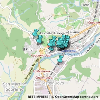Mappa Via Monaco, 52010 Capolona AR, Italia (0.23704)