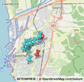 Mappa , 57121 Livorno LI, Italia (1.55182)
