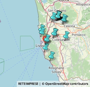 Mappa , 57121 Livorno LI, Italia (13.0125)