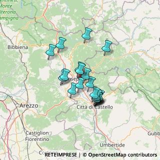 Mappa Via Massimo Inghirami, 52037 Sansepolcro AR, Italia (10.585)