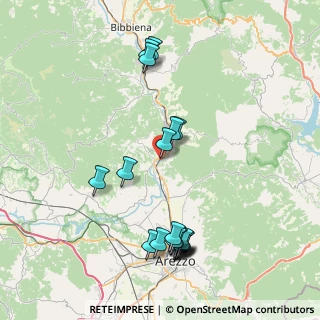 Mappa Via Veneto, 52010 Capolona AR, Italia (9.006)