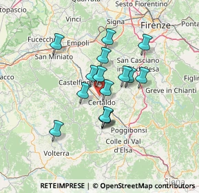 Mappa Montebello Fraille, 50052 Certaldo FI, Italia (10.63133)