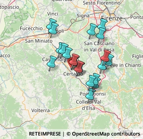 Mappa Montebello Fraille, 50052 Certaldo FI, Italia (11.2055)