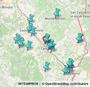 Mappa Montebello Fraille, 50052 Certaldo FI, Italia (8.084)