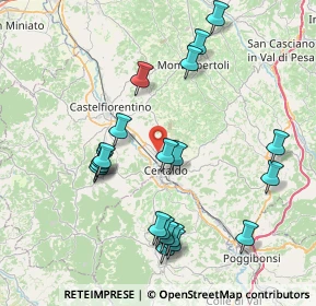 Mappa Montebello Fraille, 50052 Certaldo FI, Italia (8.596)