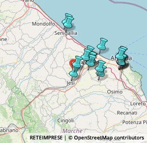 Mappa Via Giovanni Falcone, 60030 Monsano AN, Italia (13.3895)