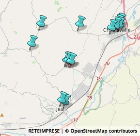 Mappa Via Giovanni Falcone, 60030 Monsano AN, Italia (4.50308)