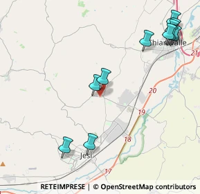 Mappa Via Giovanni Falcone, 60030 Monsano AN, Italia (5.35545)