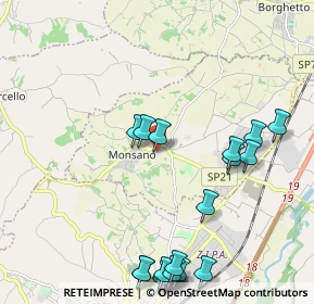 Mappa Via Giovanni Falcone, 60030 Monsano AN, Italia (2.7035)