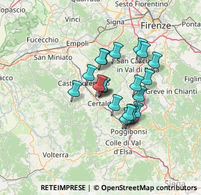 Mappa SP 125, 50052 Certaldo FI, Italia (10.151)