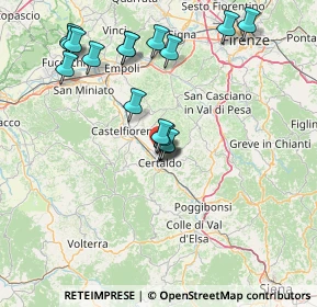 Mappa SP 125, 50052 Certaldo FI, Italia (14.88611)
