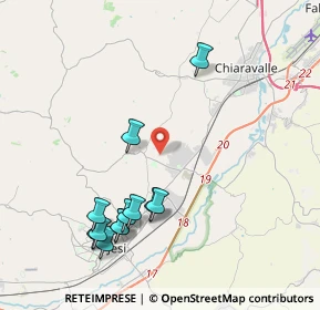 Mappa 60030 Monsano AN, Italia (4.5025)