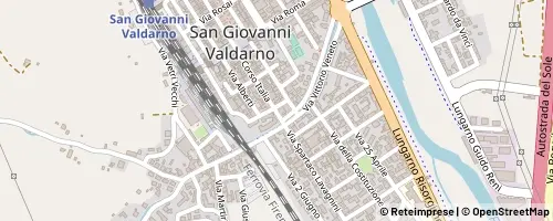 Mappa San Giovanni Valdarno