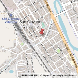 Mappa Via Giovanni da San Giovanni, 4, 52027 San Giovanni Valdarno, Arezzo (Toscana)