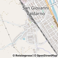 Mapa San Giovanni Valdarno