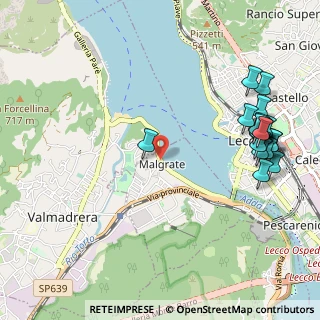 Mappa Via Agudio, 23864 Malgrate LC, Italia (1.274)