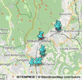 Mappa Via Gian Pietro Porro, 21056 Induno Olona VA, Italia (1.62385)
