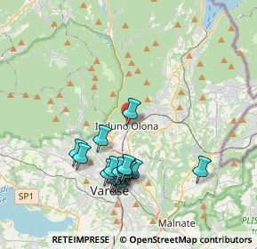 Mappa Via Porro, 21056 Induno Olona VA, Italia (3.6975)
