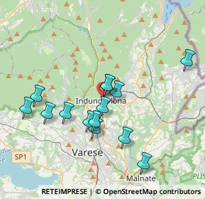 Mappa Via Gian Pietro Porro Strada Statale, 21056 Induno Olona VA, Italia (3.41143)