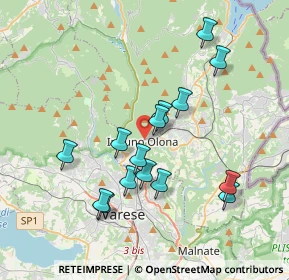 Mappa Via Gian Pietro Porro Strada Statale, 21056 Induno Olona VA, Italia (3.51533)