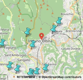 Mappa Via Gian Pietro Porro Strada Statale, 21056 Induno Olona VA, Italia (3.02231)