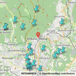Mappa Via Gian Pietro Porro Strada Statale, 21056 Induno Olona VA, Italia (2.985)