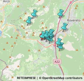 Mappa Via Don Sturzo, 38065 Mori TN, Italia (2.4725)