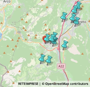 Mappa Via Don Sturzo, 38065 Mori TN, Italia (3.75833)