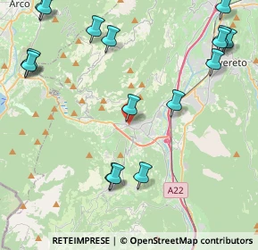 Mappa Via Don Sturzo, 38065 Mori TN, Italia (5.60941)