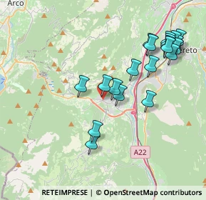 Mappa Via Don Sturzo, 38065 Mori TN, Italia (4.12)