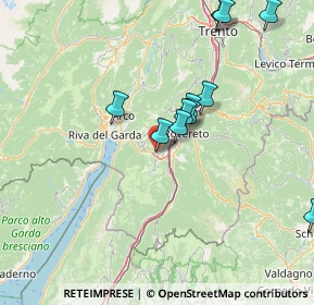 Mappa Via Don Sturzo, 38065 Mori TN, Italia (14.74727)