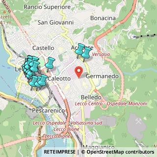 Mappa Via Belfiore, 23900 Lecco LC, Italia (1.2425)