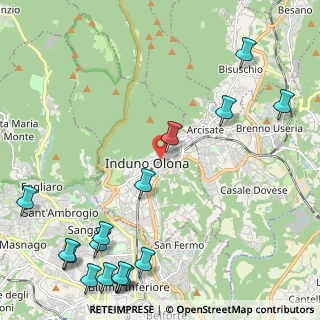 Mappa Via Alessandro Magnasco, 21056 Induno Olona VA, Italia (3.145)