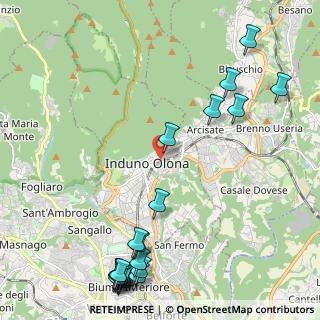 Mappa Via Alessandro Magnasco, 21056 Induno Olona VA, Italia (3.0185)