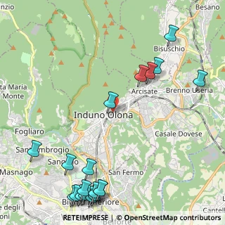 Mappa Via Alessandro Magnasco, 21056 Induno Olona VA, Italia (3.04737)