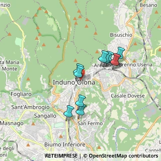 Mappa Via Alessandro Magnasco, 21056 Induno Olona VA, Italia (1.49636)
