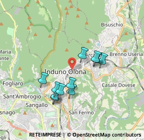 Mappa Via Alessandro Magnasco, 21056 Induno Olona VA, Italia (1.53)