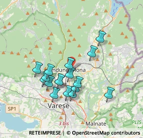 Mappa Via Alessandro Magnasco, 21056 Induno Olona VA, Italia (3.12)