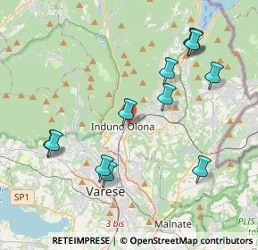 Mappa Via Alessandro Magnasco, 21056 Induno Olona VA, Italia (4.235)