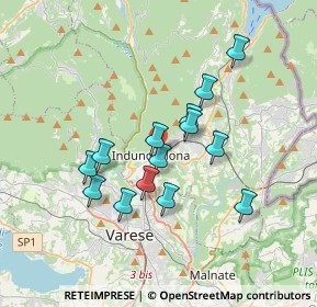 Mappa Via Alessandro Magnasco, 21056 Induno Olona VA, Italia (2.96786)