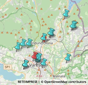 Mappa Via Alessandro Magnasco, 21056 Induno Olona VA, Italia (4.02235)