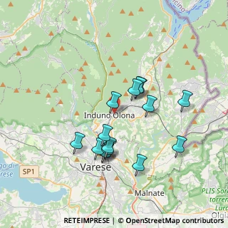 Mappa Via Alessandro Magnasco, 21056 Induno Olona VA, Italia (3.274)