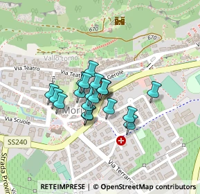 Mappa Via Guglielmo Marconi, 38065 Mori TN, Italia (0.1285)