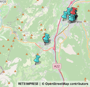 Mappa Via Guglielmo Marconi, 38065 Mori TN, Italia (5.266)