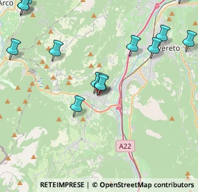 Mappa Via Gerole, 38065 Mori TN, Italia (5.434)