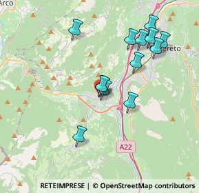 Mappa Via Guglielmo Marconi, 38065 Mori TN, Italia (3.53231)